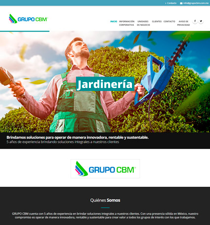 ejemplo diseño web completo